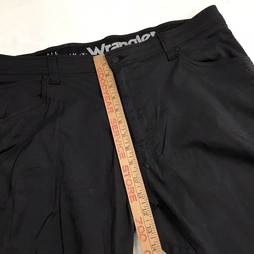 WRANGLER ATG Pants Men 38x30 Black All Terrain Gear Hiking Stretch Outdoor